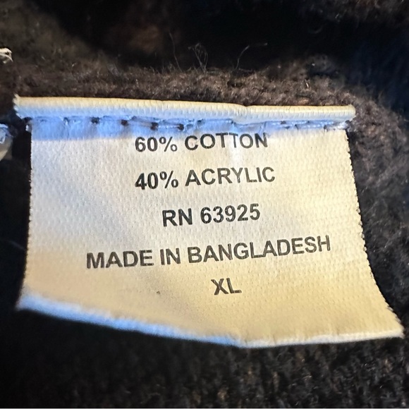 Method Shawl Collar Toggle Button Cable Knit Sweater Men’s XL Brown - Picture 7 of 7